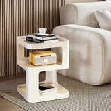 DS BS Modern Creative Design Bedside Table-Cream