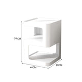 DS BS Modern Creative Design Bedside Table-Cream