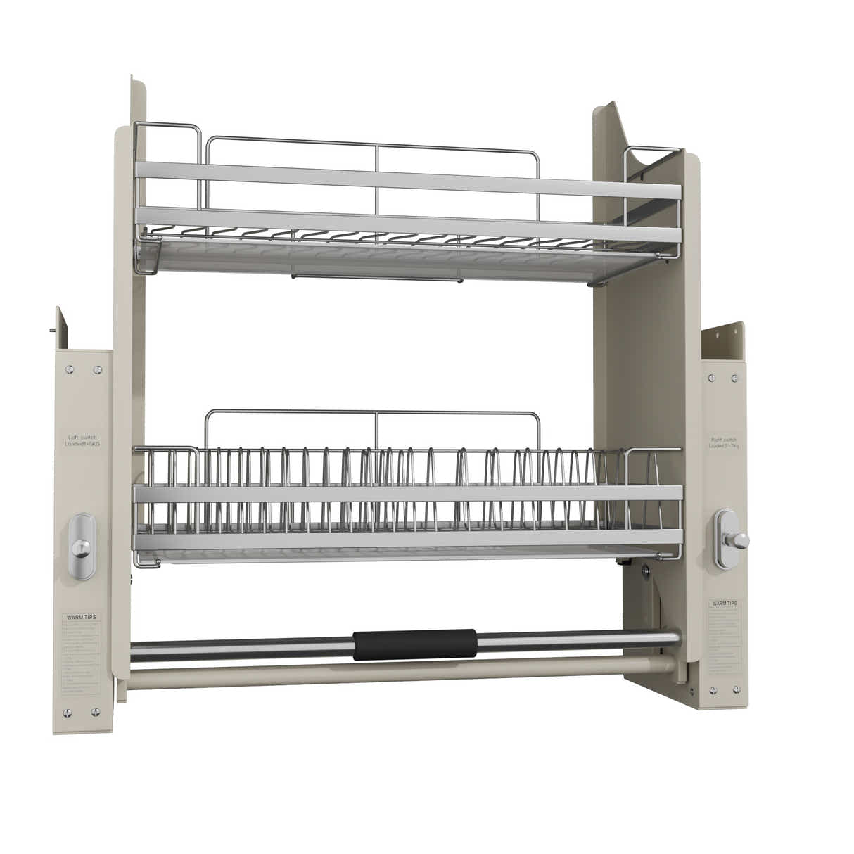DS BS 2 Tier Pull-Out Cabinet Organizer Drop Down-900MM