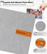 DS BS Self Adhesive Linen Photo Album - 80Pages