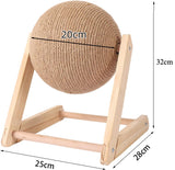DS BS Scratch and Rotate Ball Cat Scratcher Toy