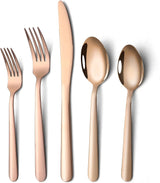 DS BS 20 Pcs Stainless Steel Flatware Set Tableware Set-Rose Glod