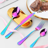 DS BS 20 Pcs Stainless Steel Flatware Set Tableware Set-Chrome