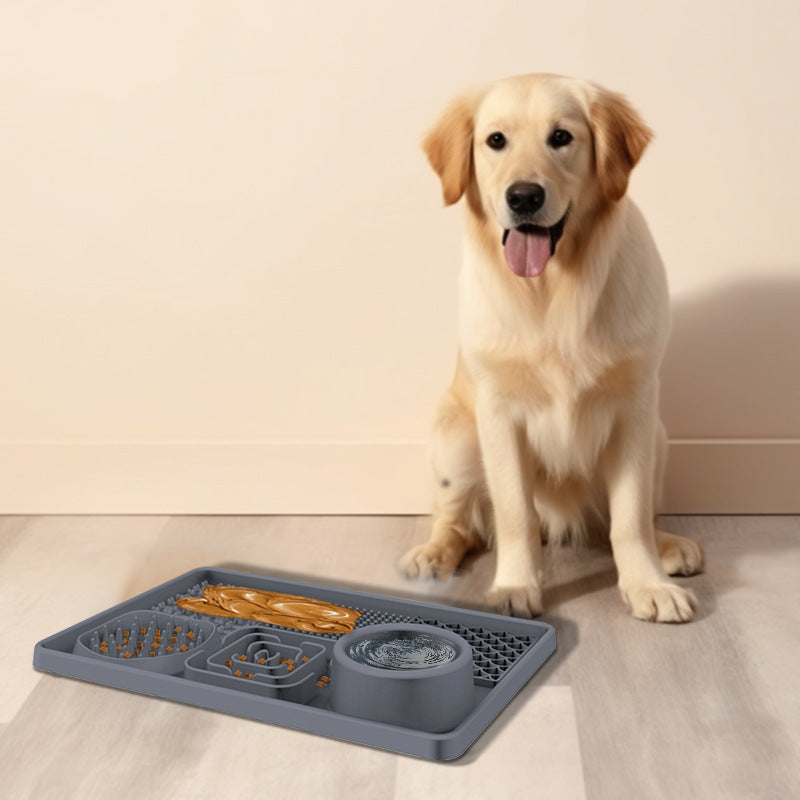 DS BS Silicone Pet Dog Licking Pad with Suction Cups