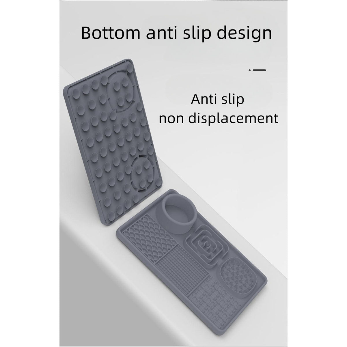DS BS Silicone Pet Dog Licking Pad with Suction Cups