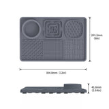 DS BS Silicone Pet Dog Licking Pad with Suction Cups