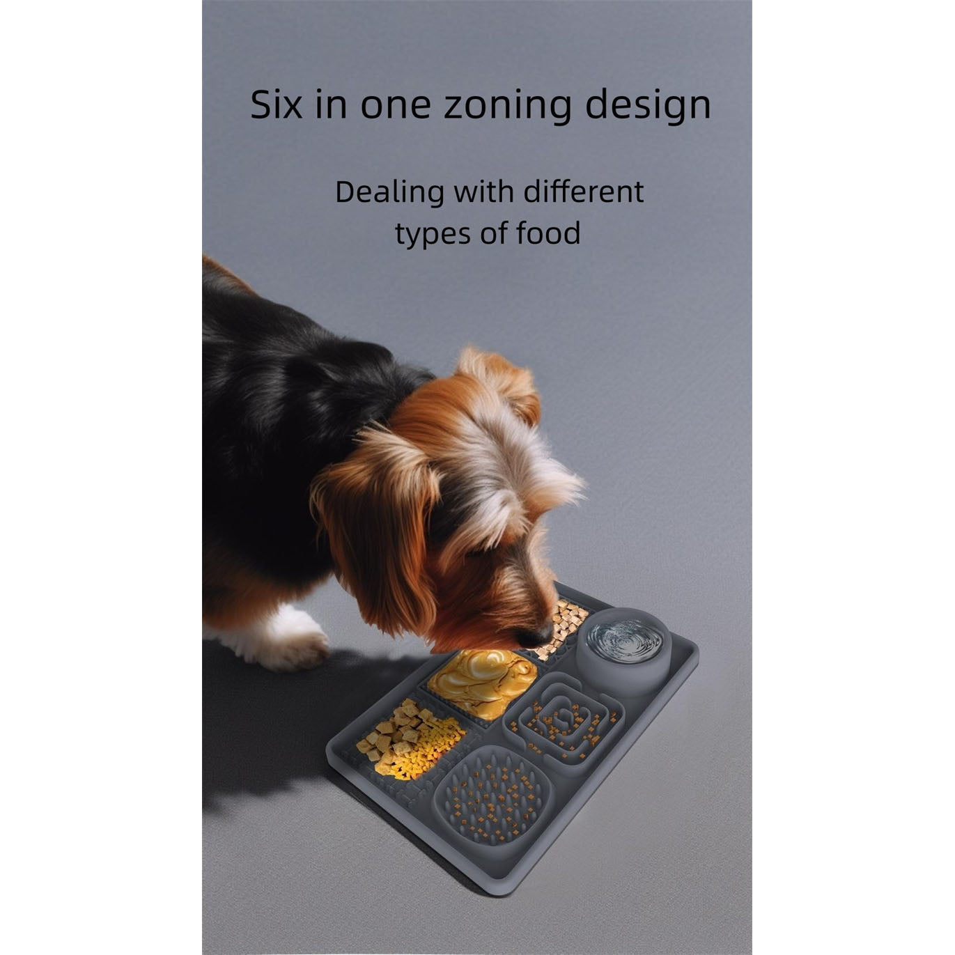 DS BS Silicone Pet Dog Licking Pad with Suction Cups