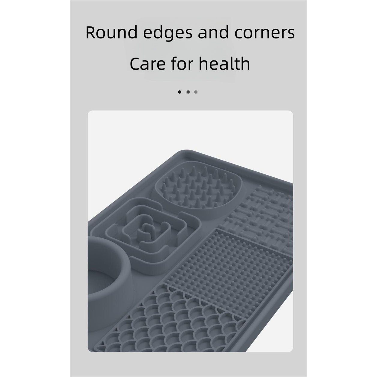 DS BS Silicone Pet Dog Licking Pad with Suction Cups