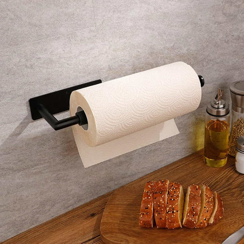 DS BS Paper Towel Holder Under Cabinet with Damping Effect