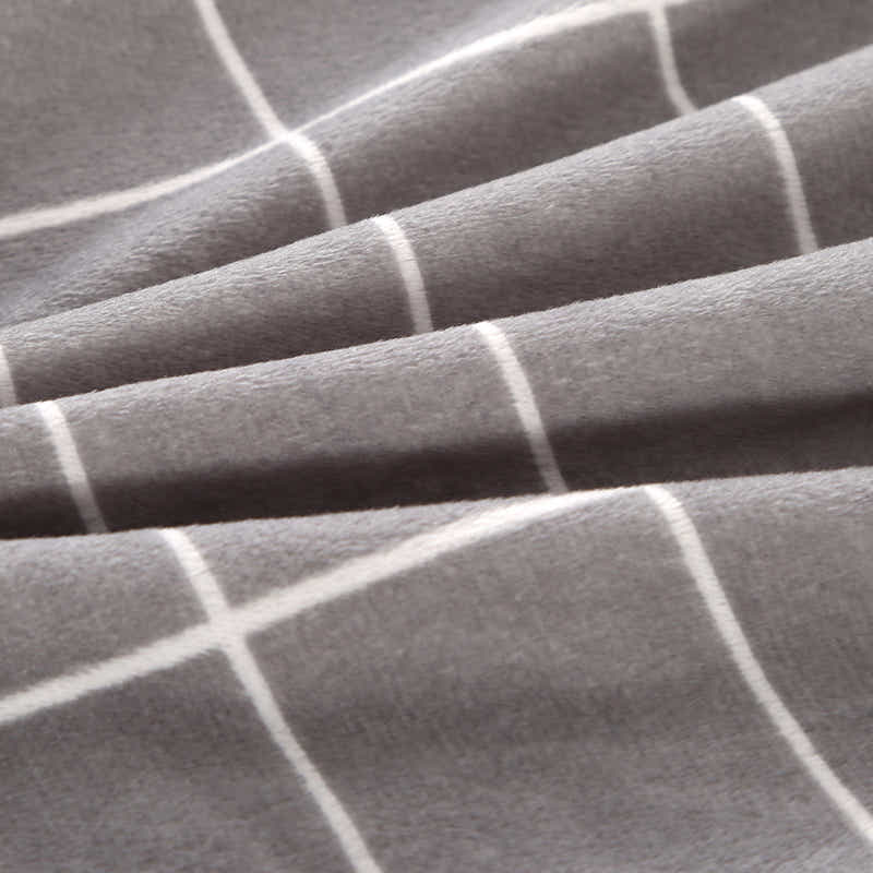 DS BS Pregnancy Pillows U-Shape Full Body Pillow-Plaid