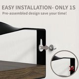 DS BS Floating Bathroom Shelves Wall Mounted with Wire Basket