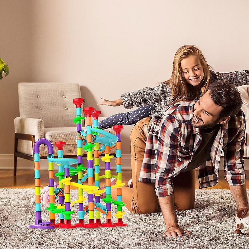 DS BS 197Pcs Piece DIY Marble Run Race Set