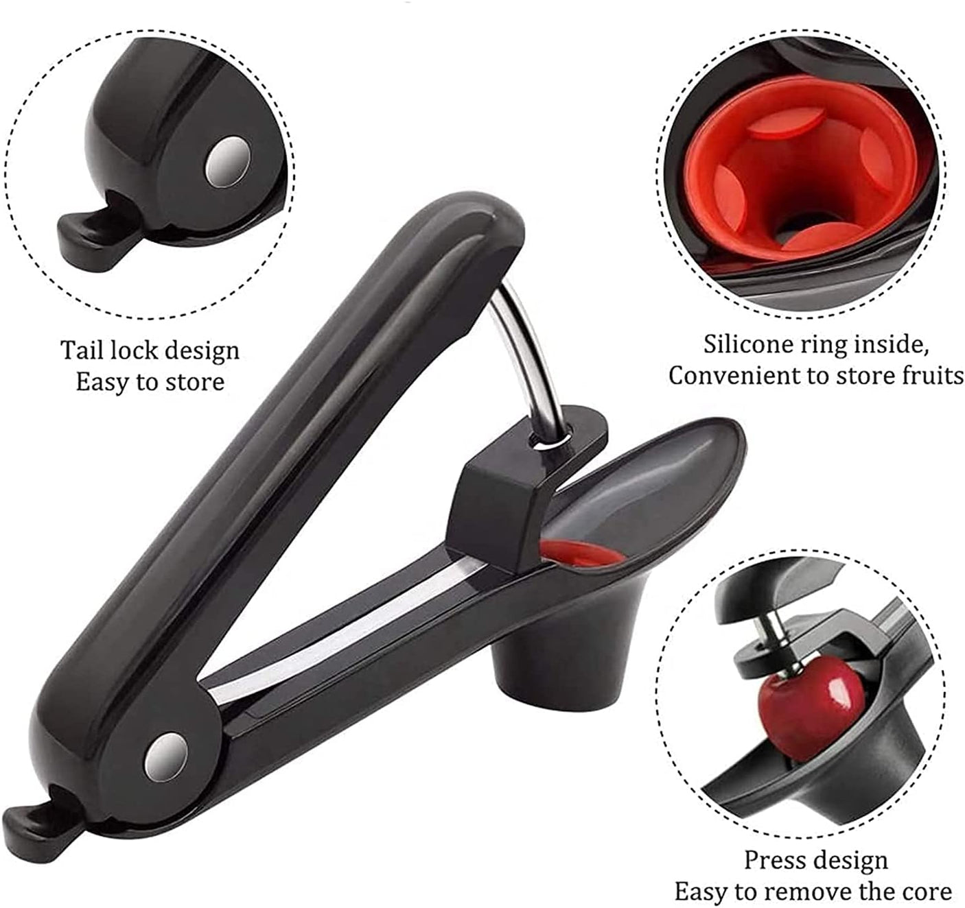 DS BS Multi-Function Fruit Pit Remover Cherry Pitter Tool