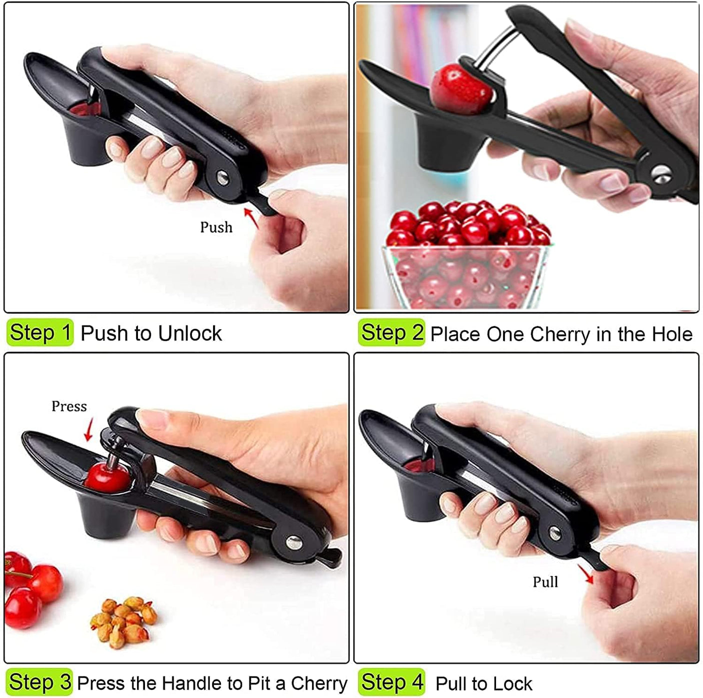 DS BS Multi-Function Fruit Pit Remover Cherry Pitter Tool