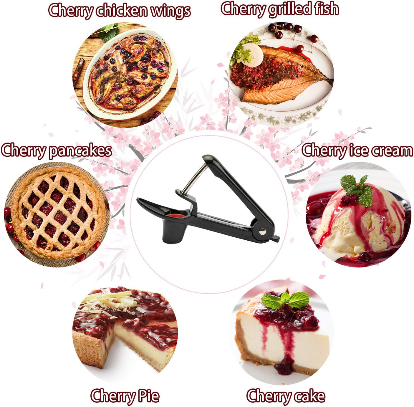 DS BS Multi-Function Fruit Pit Remover Cherry Pitter Tool