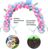 DS BS Balloon Ground Arch Holder Stand with Base Set