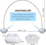 DS BS Balloon Ground Arch Holder Stand with Base Set