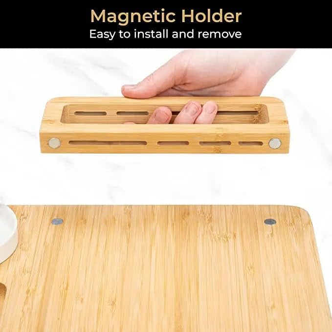 DS BS Bamboo Cheese Board and Knife Set