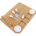 DS BS Bamboo Cheese Board and Knife Set