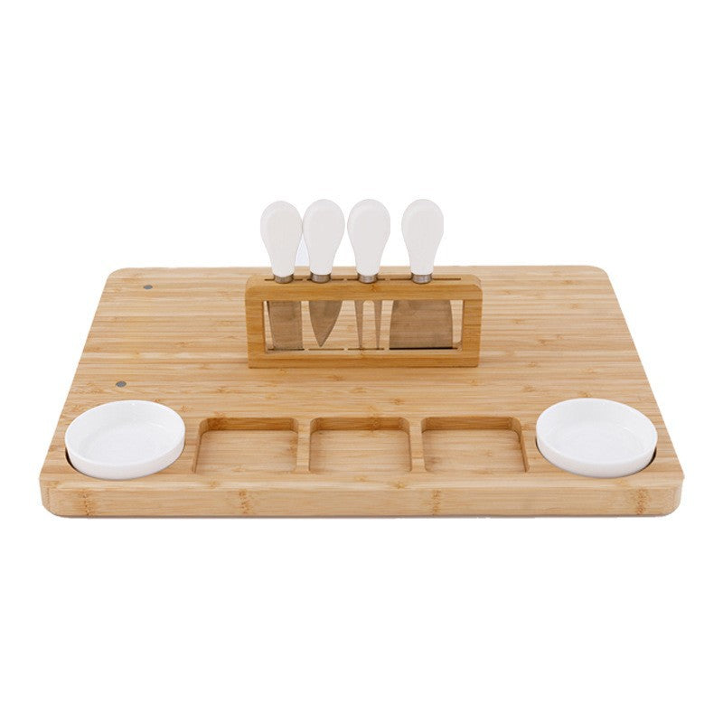 DS BS Bamboo Cheese Board and Knife Set