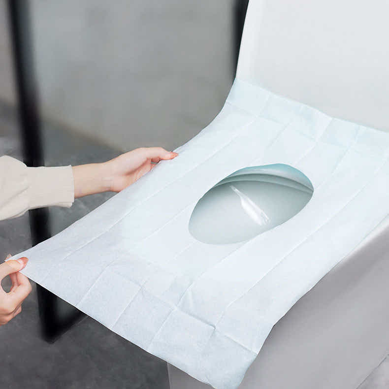 DS BS 50 Pieces Travel Disposable Toilet Seat Cover