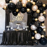 DS BS 137Pcs Balloon Garland Kit-Black and Gold