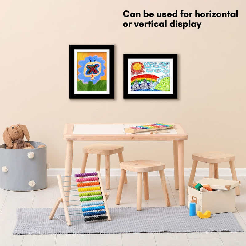 DS BS Kids Artwork Picture Frame 34x25CM-Black