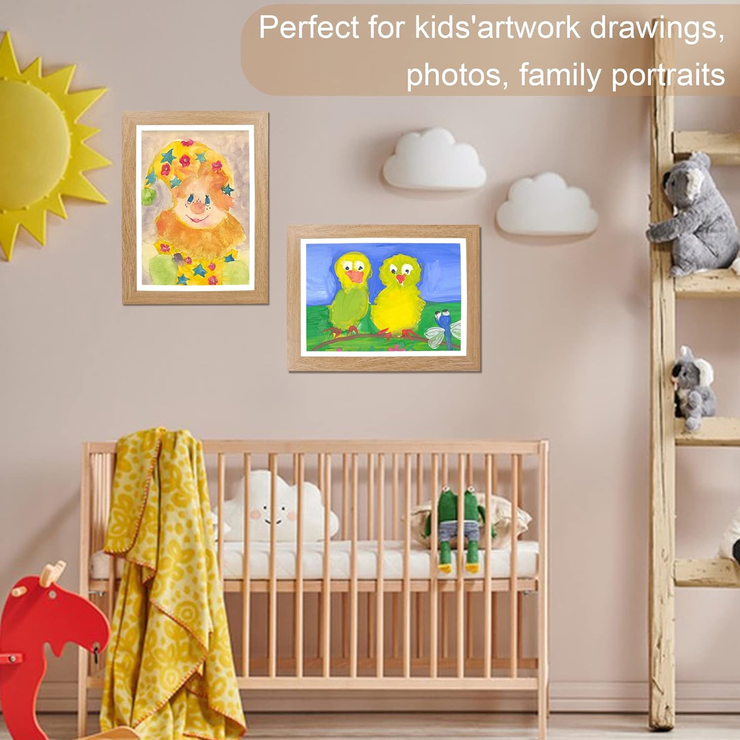 DS BS Kids Artwork Picture Frame 34x25CM-Wood