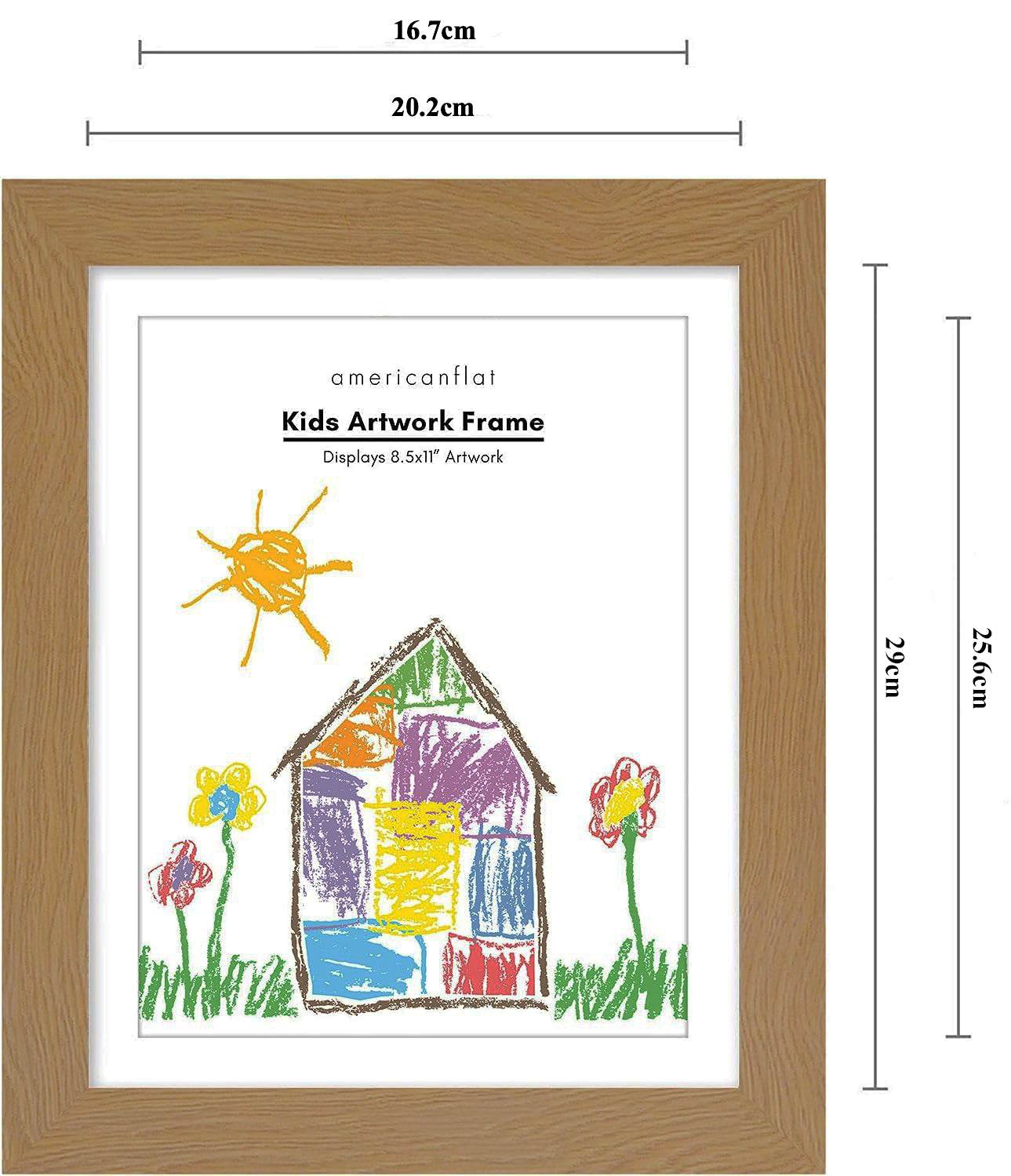 DS BS Kids Artwork Picture Frame 34x25CM-Wood