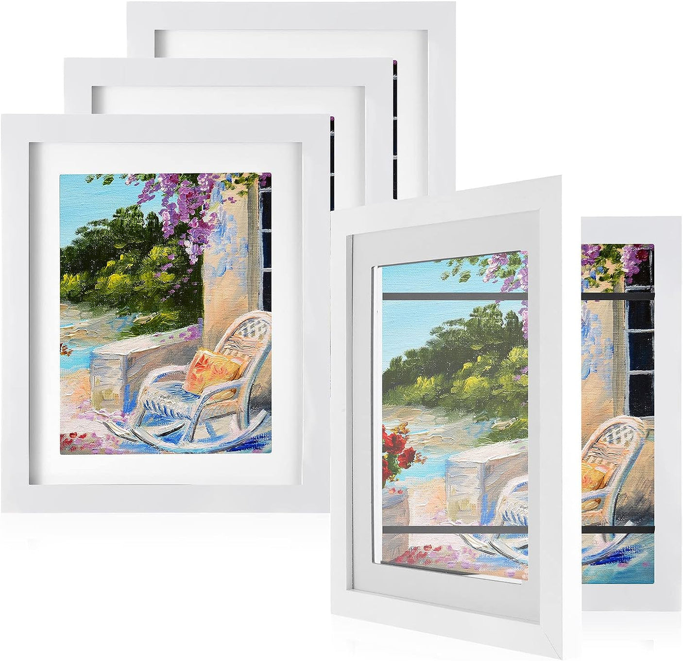 DS BS Kids Artwork Picture Frame 34x25CM-White