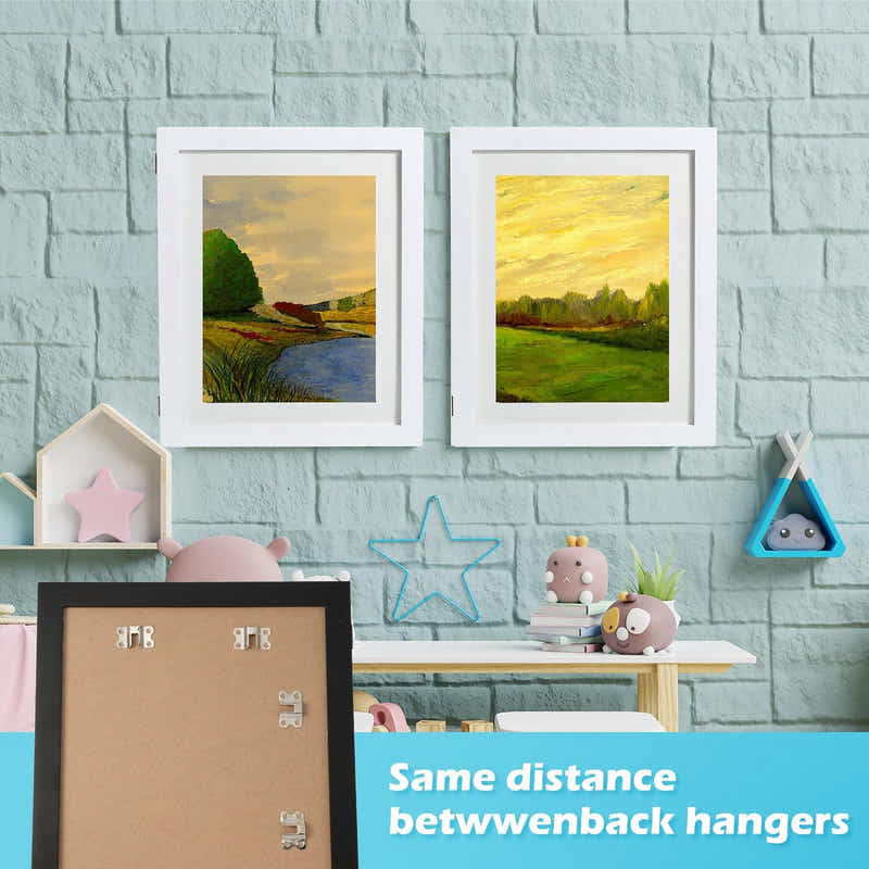 DS BS Kids Artwork Picture Frame 34x25CM-White