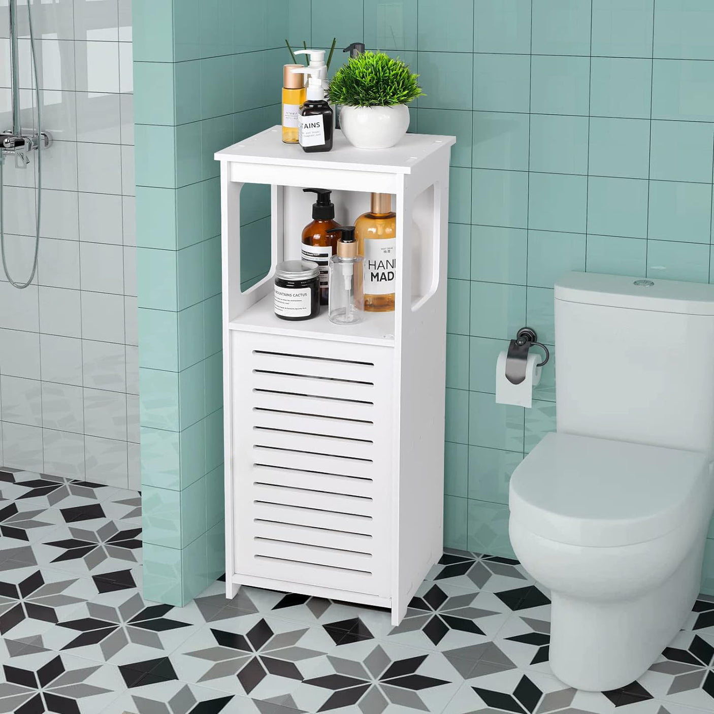DS BS  FreeStanding Bathroom Storage Cabinet