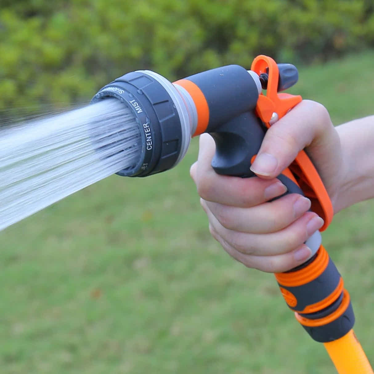 DS BS Water Spray Nozzle with 8 Adjustable Watering Patterns