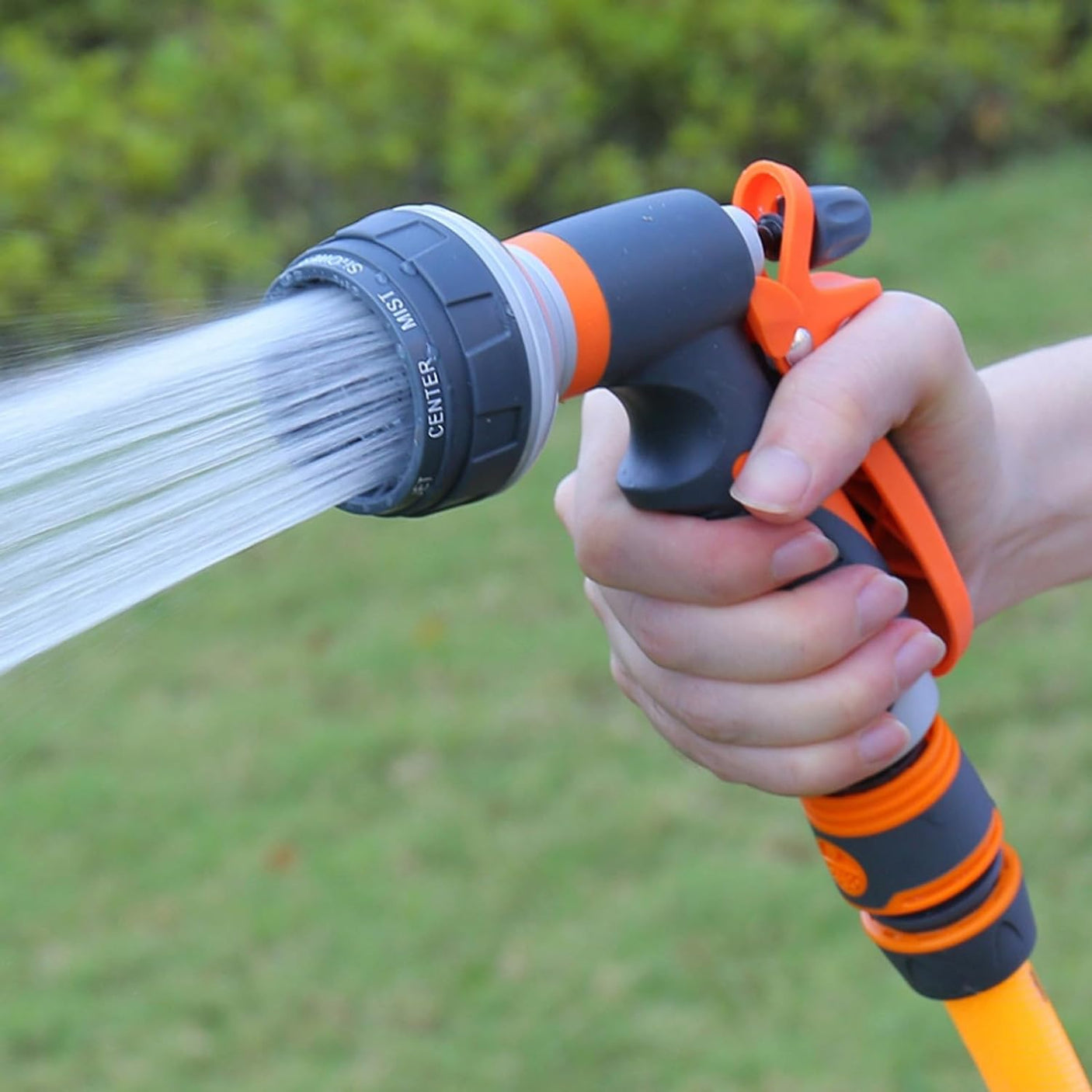 DS BS Water Spray Nozzle with 8 Adjustable Watering Patterns