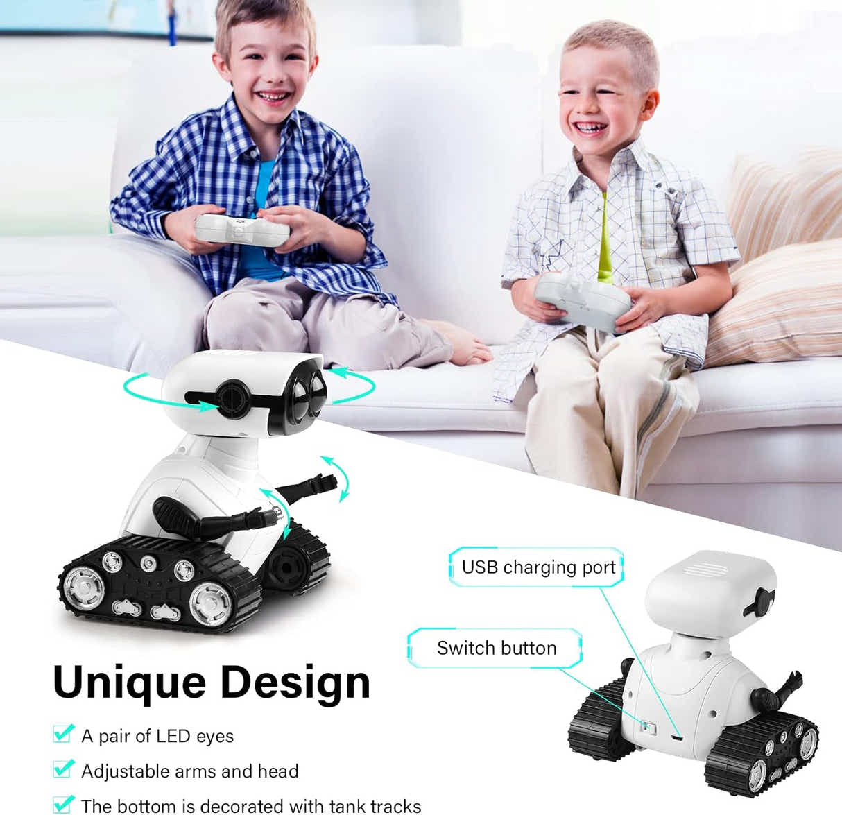 DS BS Rechargeable RC Robot Toys