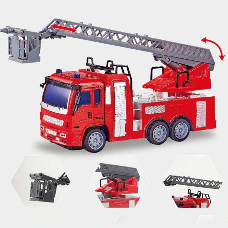 DS BS RC 4-Channel Fire Engine Truck Toy