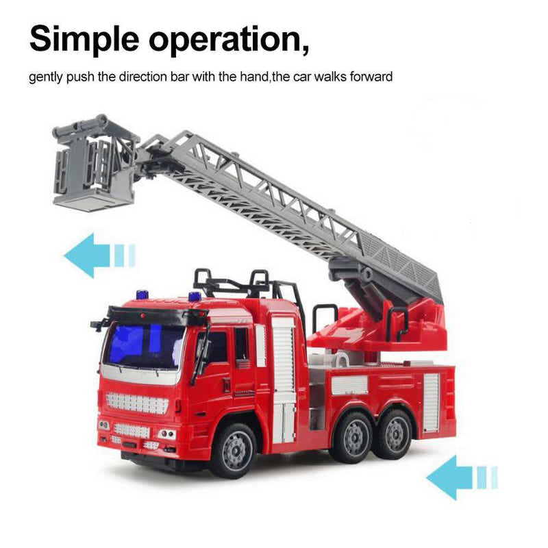 DS BS RC 4-Channel Fire Engine Truck Toy