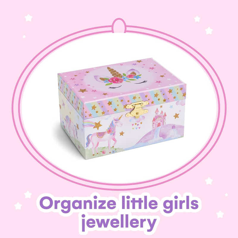 DS BS Jewelkeeper Girl's Musical Jewelry Storage Box