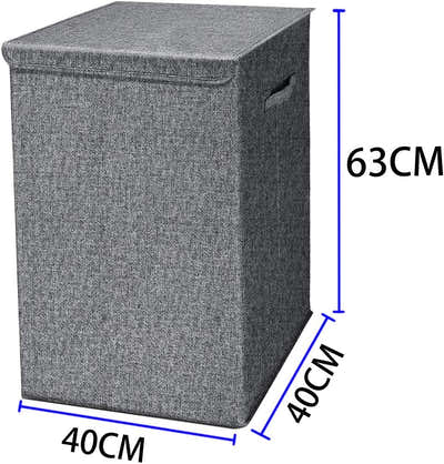 DS BS 100L Collapsible Laundry Hamper with Handles