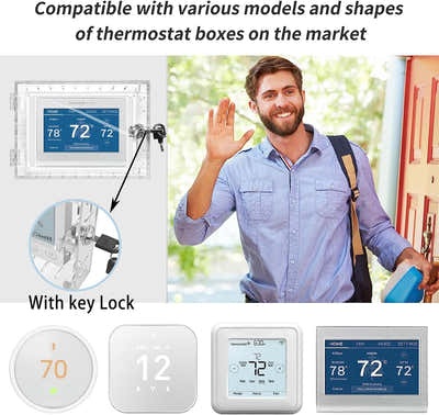DS BS Thermostat Lock Box with Key