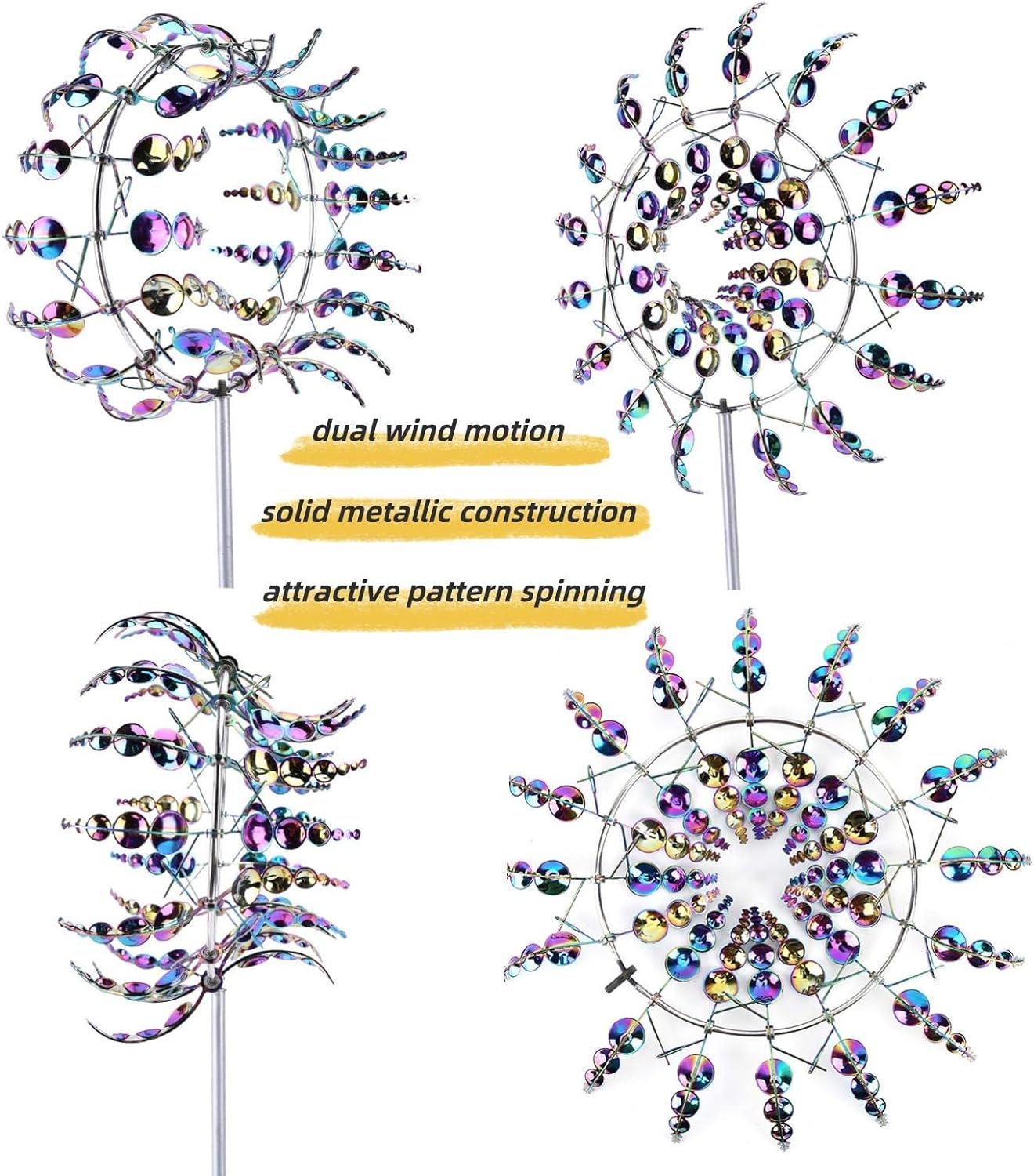 DS BS 3D Magical Metal Wind Spinners