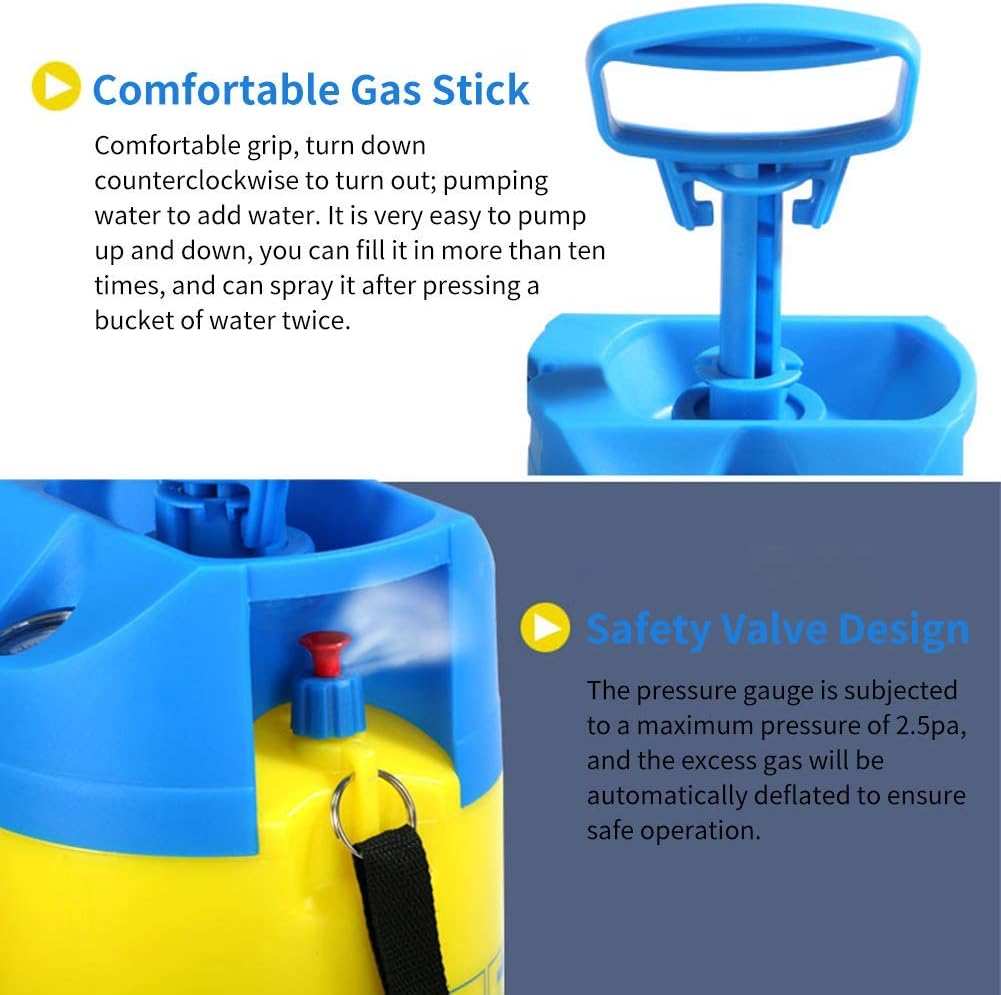 DS BS Garden Pressure Sprayer 8L