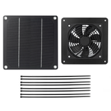 DS BS 5W Solar Fan for Greenhouse,Chicken House, Doghouse,Shed