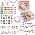 DS BS 66Pcs Charm Bracelet Making Kit for Girls-Rainbow