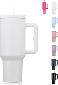DS BS 1200ML Tumbler with Handle Fit Car Cup Holders - White