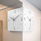 DS BS Two-Faced Corner Wall Clock