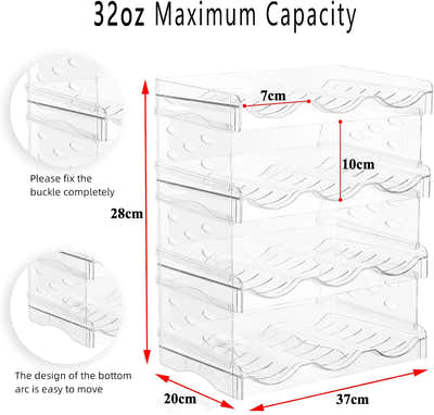 DS BS 4 Tier 12 Containers Tumbler Water Bottle  Organizer
