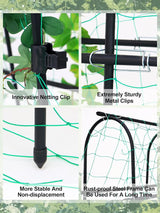 DS BS U-Shape Adjustable Garden Trellis for Climbing Plants