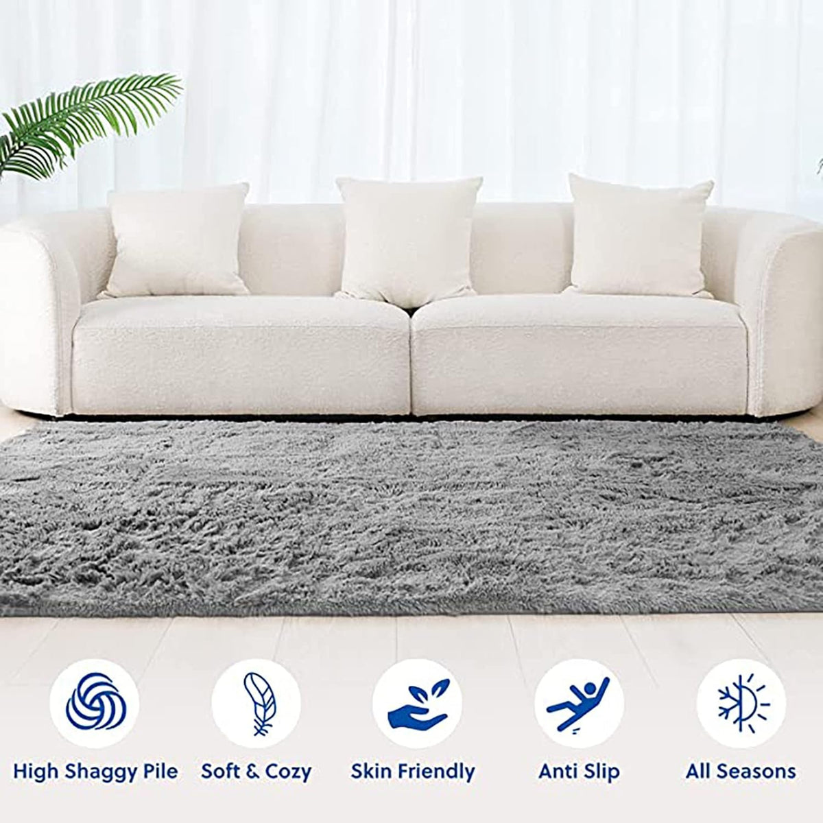 DS BS Ultra-Soft Polyester Area Rug 160x230cm –Affordable Home & Living ...