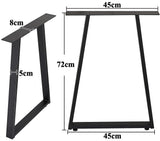 DS BS Set Of 2 Trapezoid-Shape Table Legs